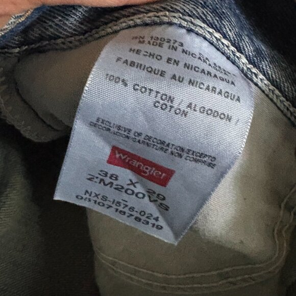 Vintage Wrangler Jeans – Baggy Fit – Blue – 38x29 - Picture 8 of 9